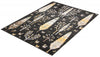 Pine Black Machine Washable Area Rug - 8'0" x 10'0"