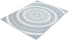 Neisha Modern Blue Rug 6'7" X 9'6" Area Rug