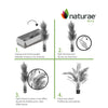 Artificial 59" Areca Palm Indoor & Outdoor In Black Pot 