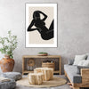 "Untitled" Canvas Framed Black 24x32 Wall Art