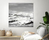 "Rocks And Waves" Giant Art 72x72 Wall Art