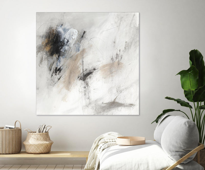 \"Sketch Lines I\" Giant Art 72x72 Wall Art