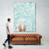 "Relaxed Feet" Giant Art 72x54 Wall Art