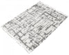 Helma Urban Cream, Light Grey Shag 5'3" X 7'3" Area Rug