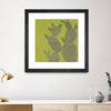 "Opuntia Ii" Matted and Framed Black 36x36 Wall Art
