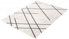 Damali Ivory/Blue Machine Washable Area Rug - 3'0" x 5'0"