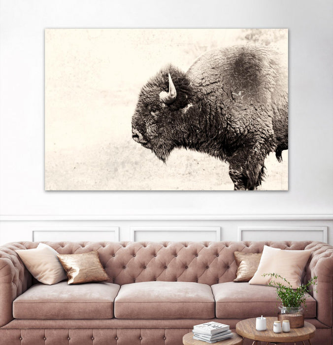 \"Buffalo\" Giant Art 84x54 Wall Art