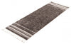 Vera Earth Taupe/Black Area Rug - 2'7" x 8'4"