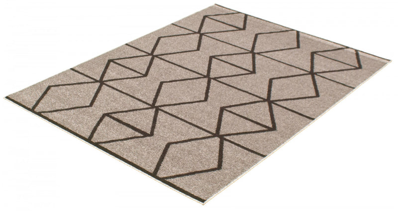 Anandi Grey-Brown Area Rug - 3'11\" x 5'7\"