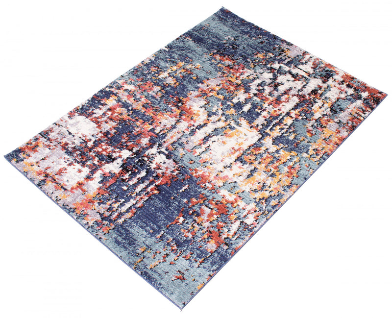 Paloma Vintage Blue Area Rug - 6'7\" x 9'6\"