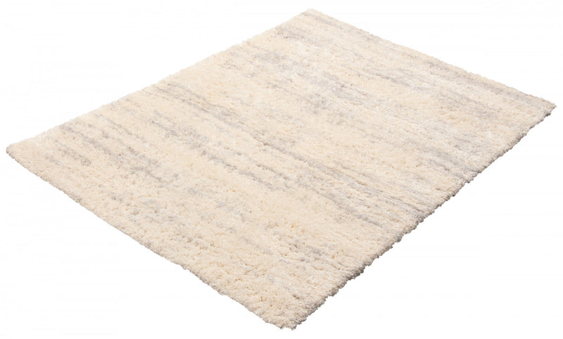Kei Cream/Light Grey Area Rug - 3'11\" x 5'7\"