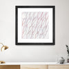 "Hula I" Matted and Framed Black 30x30 Wall Art