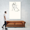 "Contour Figure 4" Giant Art 84x54 Wall Art