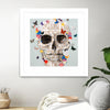 "Party Favor" Matted and Framed White 30x30 Wall Art