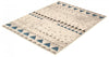 Raja Ivory-Blue Area Rug - 3'11" x 5'7"