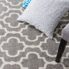 Lav Lat Grey 4x6 Area Rug
