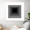 "After Josef A" Matted and Framed White 30x30 Wall Art