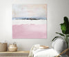 "Pink Sea Abstract" Giant Art 72x72 Wall Art