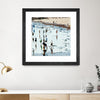 "Self Reflection" Matted and Framed Black 36x36 Wall Art