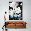 "Soft Hue Flowers" Giant Art 72x54 Wall Art