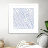 "Hula Ii" Matted and Framed White 30x30 Wall Art