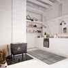 Panthea Black Area Rug - 4'4" X 6'5" 