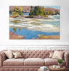 "Little Running River" Giant Art 84x54 Wall Art