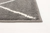 August Dark Grey-White 7'10" x 10'2" Area Rug