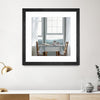 "Accidental Scholar" Matted and Framed Black 36x36 Wall Art