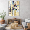"Seacruise" Canvas Framed Black 24x32 Wall Art