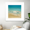 "Coastal Viewpoint Ii" Matted and Framed White 36x36 Wall Art