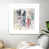 "Palpitation Monitor" Matted and Framed White 30x30 Wall Art