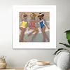 "The Orange County Club.tif" Matted and Framed White 36x36 Wall Art