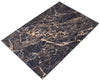 Black Marble Area Rug - 8'0" x 10'0"