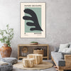"Papiers Découpés Vi" Canvas Framed Black 30x40 Wall Art