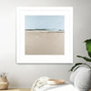 "Simply Stated" Matted and Framed White 36x36 Wall Art
