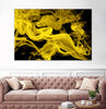 "Yellow Smoke" Giant Art 84x54 Wall Art