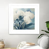 "White Roses I" Matted and Framed White 36x36 Wall Art