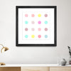 "Pink Iv" Matted and Framed Black 30x30 Wall Art