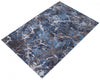 Blue Marble Area Rug - 5'3" x 7'3"