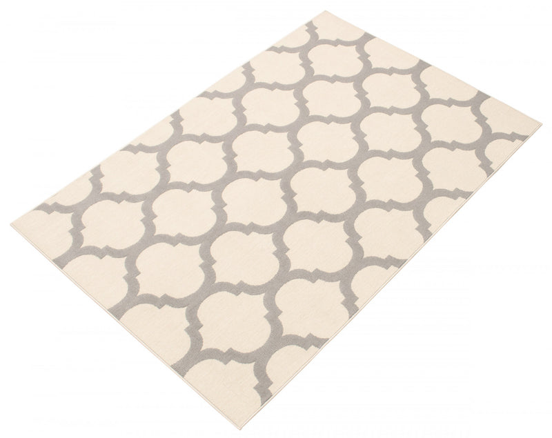 Sophie Light Grey Area Rug - 3'11\" x 5'7\"