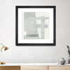 "Orien" Matted and Framed Black 36x36 Wall Art