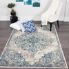 Sav Silver 4x6 Area Rug