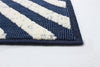 Dodie Blue-Ivory 5'3" x 7'7" Area Rug