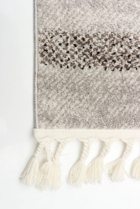 Vera Coastal Grey/Ivory Area Rug - 5'2\" x 7'5\"