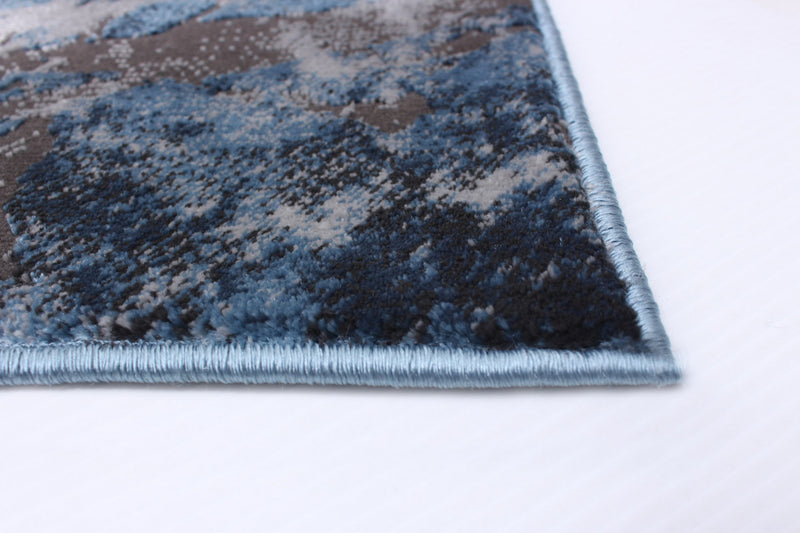 Blue Marble Area Rug - 5'3\" x 7'3\"