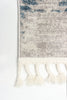 Vera Sun Ivory/Blue Area Rug - 2'7" x 8'4"