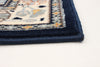 Edwin Navy Ivory Area Rug - 5' x 7'