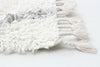 Helma Diamond Cream Shag 3'11" X 5'11" Area Rug