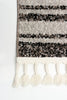 Vera Earth Taupe/Black Area Rug - 2'7" x 8'4"